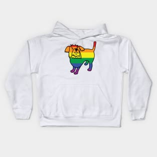 Pride Puppy Dog Kids Hoodie